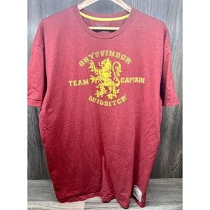 Harry Potter T Shirt Men's XL Gryffindor Team Captain Quidditch